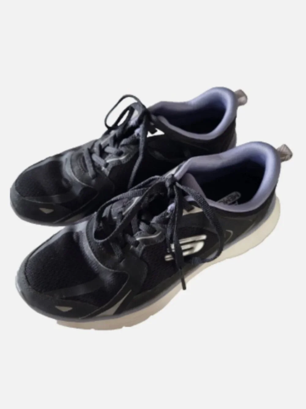 Skechers Women's Size 7 Black Sneakers Flex Appeal 5.0 Retro Rush Memory Foam